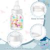 36 Pcs 3.5 Inch Baby Bottle Shower Favor Mini Plastic Candy Bottle Clear Bottles for Baby Shower Mini Feeding Candy Box for Party Favor Gift Decor(White) view 3