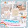 36 Pcs 3.5 Inch Baby Bottle Shower Favor Mini Plastic Candy Bottle Clear Bottles for Baby Shower Mini Feeding Candy Box for Party Favor Gift Decor(White) view 4