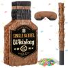 Sratte Brown Whiskey Bottle Piata with Stick 16 x 6.3 x 3 Inch Piata Decorations for Whiskey Birthday Party Adults Party Valentines Wedding Birthday Funny Anniversary Supplies view 1