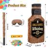 Sratte Brown Whiskey Bottle Piata with Stick 16 x 6.3 x 3 Inch Piata Decorations for Whiskey Birthday Party Adults Party Valentines Wedding Birthday Funny Anniversary Supplies view 2