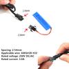 TECKEEN 105Pcs Servo Plug Male Female JST JR Connector Crimp Pin Wire for RC Car Boat view 4