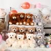 12 Pcs 14 Inch Valentine's Day Bear Stuffed Animal Bulk Gifts Bulk Soft Plush Stuffed Bear for Bridal Anniversary Centerpiece Baby Shower Party Favor view 2