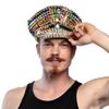 Boland 33030 Rainbow Hat with Gemstones, Rivets and Sequins, Hat for Fancy Dress Costumes, JGA and Carnival view 3