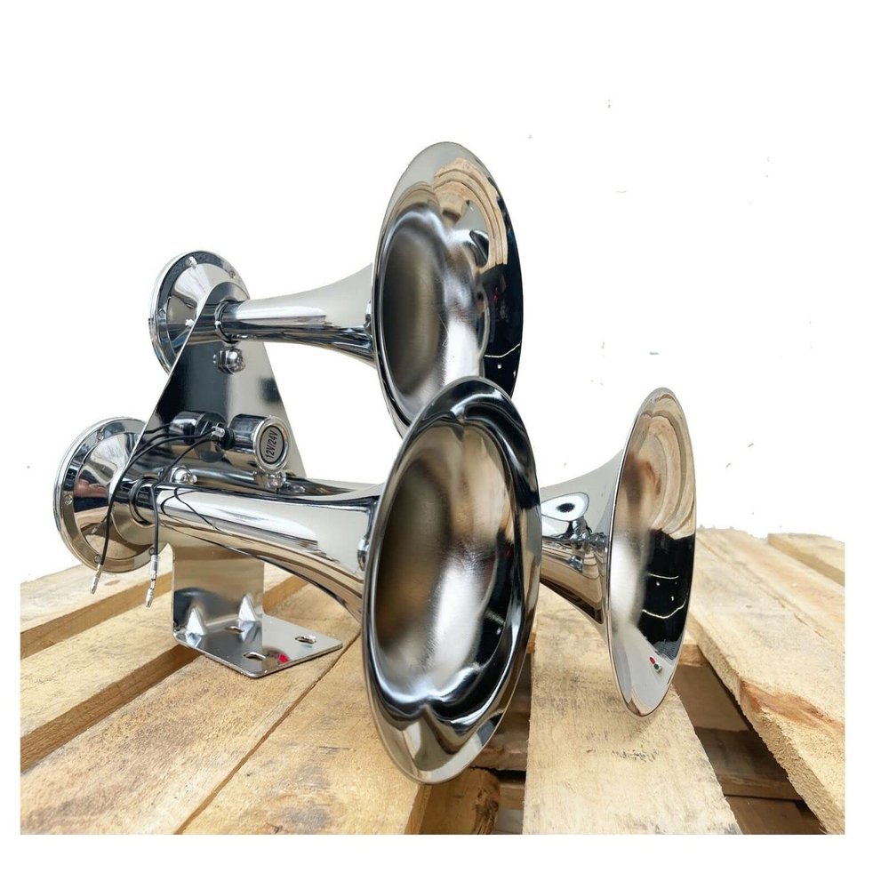 ARC-POWER for Triple Brass Trumpet Superior Sound 140 dba Chrome Brass True Air Train Horn Mod-99998-219