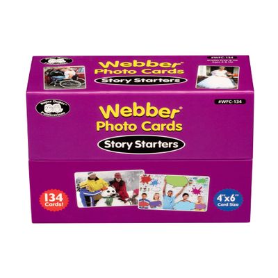 Super Duper Publications | Webber Story Starters Photo Flash Cards | Educational Learning Resource for Children