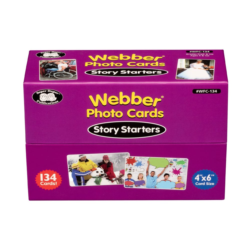 Super Duper Publications | Webber Story Starters Photo Flash Cards | Educational Learning Resource for Children