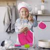 Kids Baking Set with Apron, My Lil Chef Hat for Dress Up, Oven Mitt, Kids Easy Bake Recipe Book, & Cooking Toys, | Mini 18 Inch Doll Apron Set Included | Girls Baker Outfit & Kitchen Toys for 3+ view 2