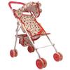 My First Baby Doll Stroller for Toddlers 3 Year Old Girls, Little Kids | Toy Stroller with Bottom Storage Basket, Foldable Frame, Canopy, Seatbelt view 1