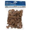 36 Pieces Cork Letters 1.75 Inches view 1