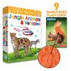 My Touch and Feel English Spanish Bilingual Picture Double Sided Sensory Flash Cards for Infant, Toddlers, Kids, Learn Animals, Fruits, and Vehicles, Fun Learning and Educational Flashcards view 4