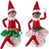 The Elf on the Shelf Holiday Outfit Accessory Value Pack - 3 Different Sets in One - Baker Set with Apron, Spatula, Mixing Bowl, Two Piece Party Skirt, and Donut PJ Set view 4