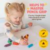 Honeysticks Triangular Crayons (10 Pack) - 100% Pure Beeswax, Food Grade Colors, Non Toxic Crayons for Baby, Toddlers ages 1-3, 2-4, Easy Grip Triangle Shape, Durable, Sustainably Made in New Zealand view 3