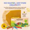 Honeysticks Jumbo Crayons (16 Pack) - Non Toxic Crayons - 100% Pure Beeswax and Food Grade Colors - 16 Bright Colors - Large, Easy to Hold and Use - Preschool Art Supplies for Toddlers/Kids 3-5, 4-8 view 2