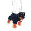 Artisan Owl Golden Rottweiler Marionette Puppet - Yarn Dog with Wooden Feet, Detachable Strings (Black and Brown) view 2