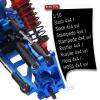 RCMYou RC Upgrades Part for 1/10 Stampede VXL 4X4,Rustler VXL 4X4,Slash VXL 4X4 Platinum Ultimate,Hoss VXL 4X4 4WD,Stainless Steel Drive Shaft CVD Front Rear #45 Drive Shaft with Hex,Black view 2