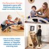 ECR4Kids Balance Board with Felt Base, Montessori Toy, Black view 4