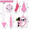 Chew Necklaces Sensory Stim Toys for Kids - 6 Pack, Silicone Chewy Necklaces for Girls Boys Teens Adults with Autism Anxiety ADHD SPD or Other Sensory Needs - Pink view 4