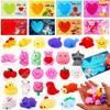 28 Pack Valentines Day Cards with Mochi Squishy Fidget Toys for Kids, Cute Kawaii Squishies Classroom Valentine Exchange Set, School Party Favors, Stress Relief Fidget Toy view 1