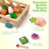 Coogam Montessori Fine Motor Toys for Baby Toddler, Wooden Shape Sorter Carrot Harvest Game for Easter Basket Stuffer, Preschool Learning Educational Gift Toy for 3 4 5 Year Old view 4