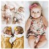 12 PCS Baby Headbands Elastics Hairbands Girls Headbands with Bows Infant Toddler Headwrap Stretchy Hair Bows Hair Accessories for Newborn Infant Toddler Child Hair Accessories view 3