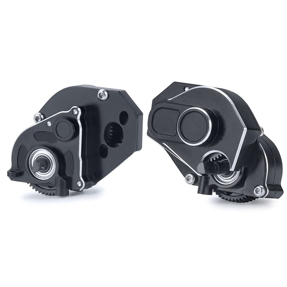 WEFEINO CNC Complete Transmission Case 2 Speeds Gearbox for RC 1/24 Axial SCX24 AXI90081 Deadbolt AXI00001 AXI00002 AXI00004 AXI00005 AXI00006