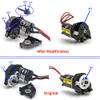 WEFEINO CNC Complete Transmission Case 2 Speeds Gearbox for RC 1/24 Axial SCX24 AXI90081 Deadbolt AXI00001 AXI00002 AXI00004 AXI00005 AXI00006 view 2