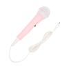 Tbest Fake Pink Microphone,Kids Wired Microphone,Wired Children Singing Microphone,Kids Wired Microphone 3.5mm Plug Low Distortion Portable Music Toy Children Singing Mic for Karaoke Family Party view 1
