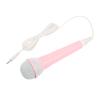 Tbest Fake Pink Microphone,Kids Wired Microphone,Wired Children Singing Microphone,Kids Wired Microphone 3.5mm Plug Low Distortion Portable Music Toy Children Singing Mic for Karaoke Family Party view 3