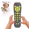 Baby Remote Toy, Toddlers TV Remote Control Toy Kids Realistic Play Remote Early Educational Baby Musical Toys with Light and Sound English French Spanish for Proshool Boys Girls 6 Month+, Gray view 1
