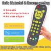 Baby Remote Toy, Toddlers TV Remote Control Toy Kids Realistic Play Remote Early Educational Baby Musical Toys with Light and Sound English French Spanish for Proshool Boys Girls 6 Month+, Gray view 3