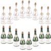 SAFIGLE Refillable Empty Bubble Bottles 3.74In Mini Bubble Bottles for Wedding Party Supplies Family Birthday Beach Celebrations Set of 16 view 1