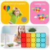 Gemmicc Magnetic Tiles, Deluxe 136 PCS Building Blocks Magnet Toys for Kids,3D Magnet Puzzles Stacking Blocks for Boys Girls,Huge Set with 2 Cars view 2