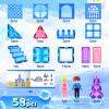 Soyee Diamond Magnetic Building Blocks - Princess Toys for 3-8 Year Old Girls & Boys - 3 4 5 6 Year Old Girl Birthday Xmas Present view 2