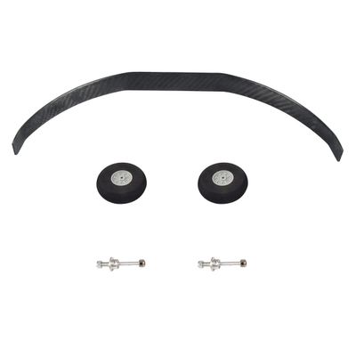 NOBRIM Carbon Fiber 300#70E Landing Gear Wheel Kit DIY Parts for RC Airplane Jet 1 Set