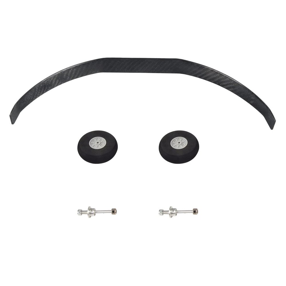 NOBRIM Carbon Fiber 300#70E Landing Gear Wheel Kit DIY Parts for RC Airplane Jet 1 Set