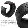 RCMYou RC Upgrades Part Dboots Hoons 42/100 2.9 Belted Rc Tires for 1/7 Infraction 6S BLX/Limitless,with Foam Inserts Mounted On 5-Spoke Wheels,Rc Tires Hops Up 4PCS,ARA55062,Black view 4