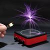 Music Tesla Coil Touchable Artificial Lightning Arc Generator Desktop Toy Divvlur Arc Plasma Wireless Transmission Science Teaching Experimental Modes TS10-MINI BK view 4