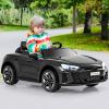 INFANS 12V Kids Ride On Car, Licensed Audi RS e-tron GT Electric Vehicle with Remote Control, Toddlers Battery Powered Toy with 4 Wheels Suspension, LED Headlight, Music, MP3, USB, TF Port (Black) view 2