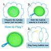 Roberly 28 Pcs Big Bubble Wands Set Bulk for Kids Summer Outdoor Activities Party Favors Gifts Birthday Games, Giant Bubbles Making Toys with Tray view 2