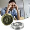 Magnetic Metal Fidget Slider, 2022 New Coin Decompression Toys ADHD Fidget Toys Adult EDC Casual Fidget Toy Magnetic Blocks, Sensory Toys Anxiety Stress Relief (Brass Coin) view 2