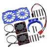 GPM for ARRMA 1/5 KRATON 8S BLX Monster TRUCK-ARA110002 Aluminum Alloy 7075-T6 Dual High Speed Metal Frame Cooling Fan + Adjustable Bracket (for Violent Gamers) view 1