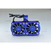 GPM for ARRMA 1/5 KRATON 8S BLX Monster TRUCK-ARA110002 Aluminum Alloy 7075-T6 Dual High Speed Metal Frame Cooling Fan + Adjustable Bracket (for Violent Gamers) view 3