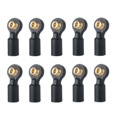 10pcs Ball Joint Link Plastic Ball Head Tie Rod End Ball Holder for Axial Scx24 1/24 RC Vehicles (Style A)