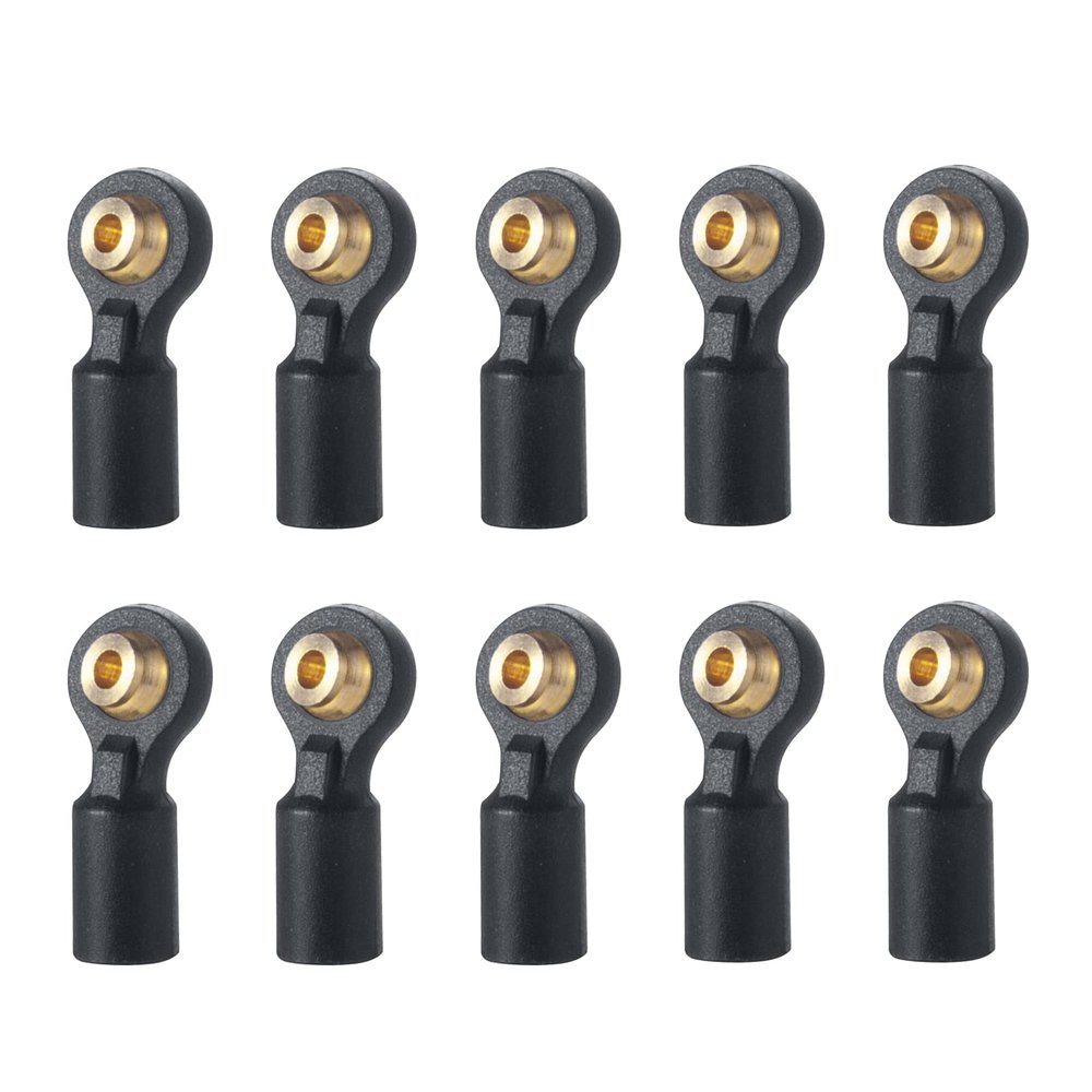 10pcs Ball Joint Link Plastic Ball Head Tie Rod End Ball Holder for Axial Scx24 1/24 RC Vehicles (Style A)