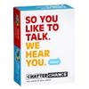 CHATTER CHANCE School: Conversation Card Games - Learning Educational Fun Game for Kids Teens Teacher Classroom for Elementary & Middle School - 80 Thought Provoking Cards - Therapy Supplies view 1