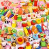 100 Pack Animal Erasers Desk Pet for Kids 3D Puzzle Pencil Eraser Take Apart Bulk Treasure Box Toy for Classroom School Prize Kids Party Favors Back to School Supplies Goodie Bag Stuffers Gift(Random) view 1