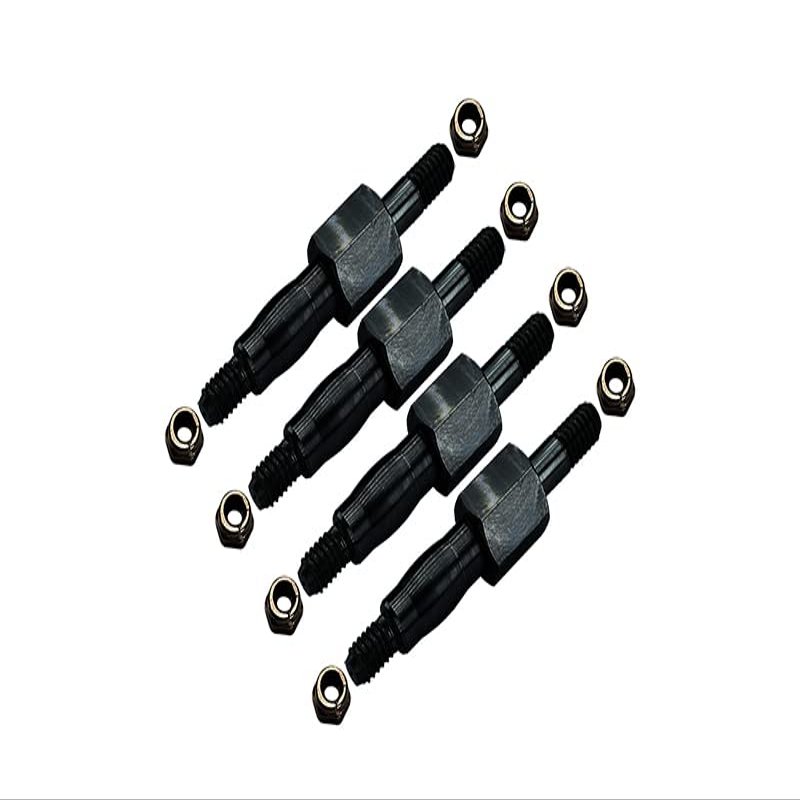 GPM 12Pcs Set Upgrades Medium Carbon Steel Front & Rear Shock Bracket Fixing Screws for 1/8 4WD Sledge Monster Truck (95076-4) RC Cars