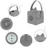 Annmore Storage Bag for Tonies Box and Figures, With Cover for Tonies Ears, Carrying Case for Toniebox and Characters, Gray view 3