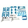 144010 144001 144002 124017 124016 124018 124019 RC Car Metal Upgrade Parts, Modified 12-Piece Set, 5 Colors (Color : Blue) view 1