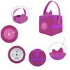 Carrying Case for Toniebox and Tonies Figures, with Cover for Tonies Ears, Transport and Storage Bag for Toniebox and Accessories, Purple view 4
